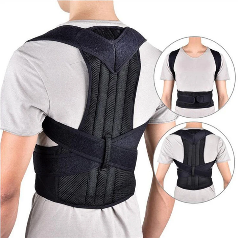 Allyign Posture Corrector — Adjustable Back & Shoulder Support Brace for Men & Women