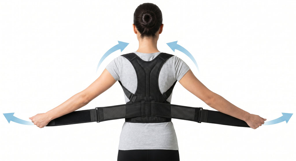 Allyign Posture Corrector — Adjustable Back & Shoulder Support Brace for Men & Women